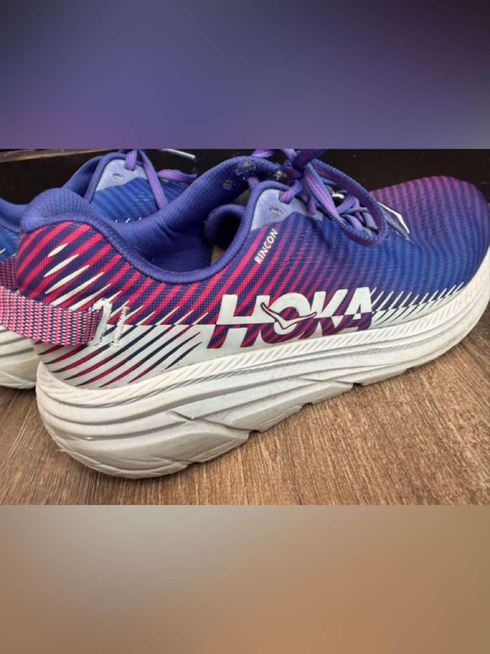 Hoka One One Women's Rincon 2
Athletic Running Shoe in Clematis Blue/Arctic
11 - Picture 5 of 7